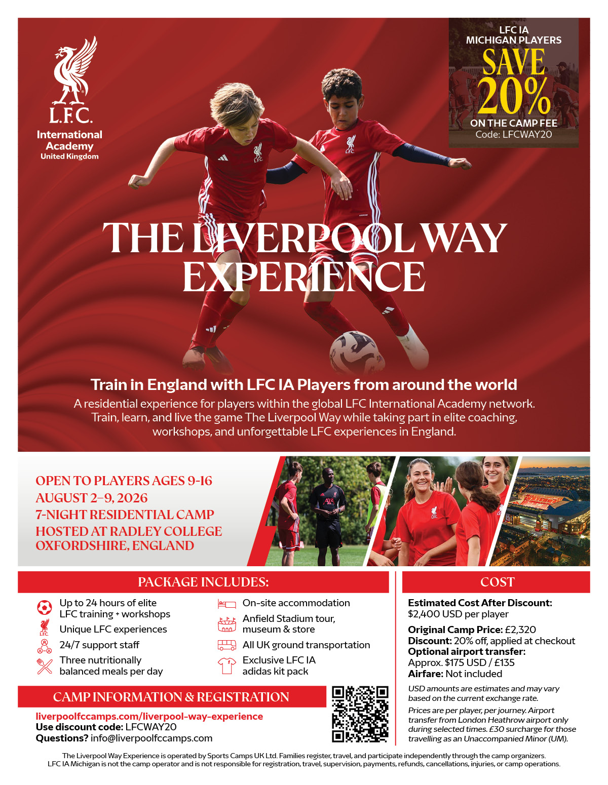 CAMPS - Liverpool FC International Academy Michigan